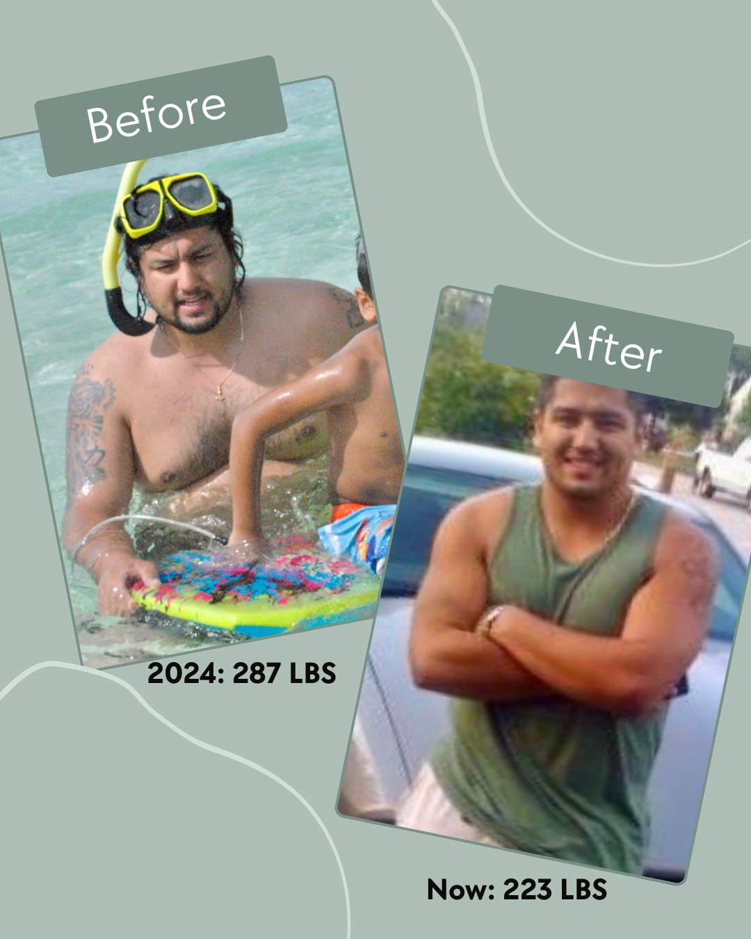Health Blend Rx - Virtual Medical Consultations John M., Co-Founder of HealthBlendRx — 64 lbs lost over 18 months